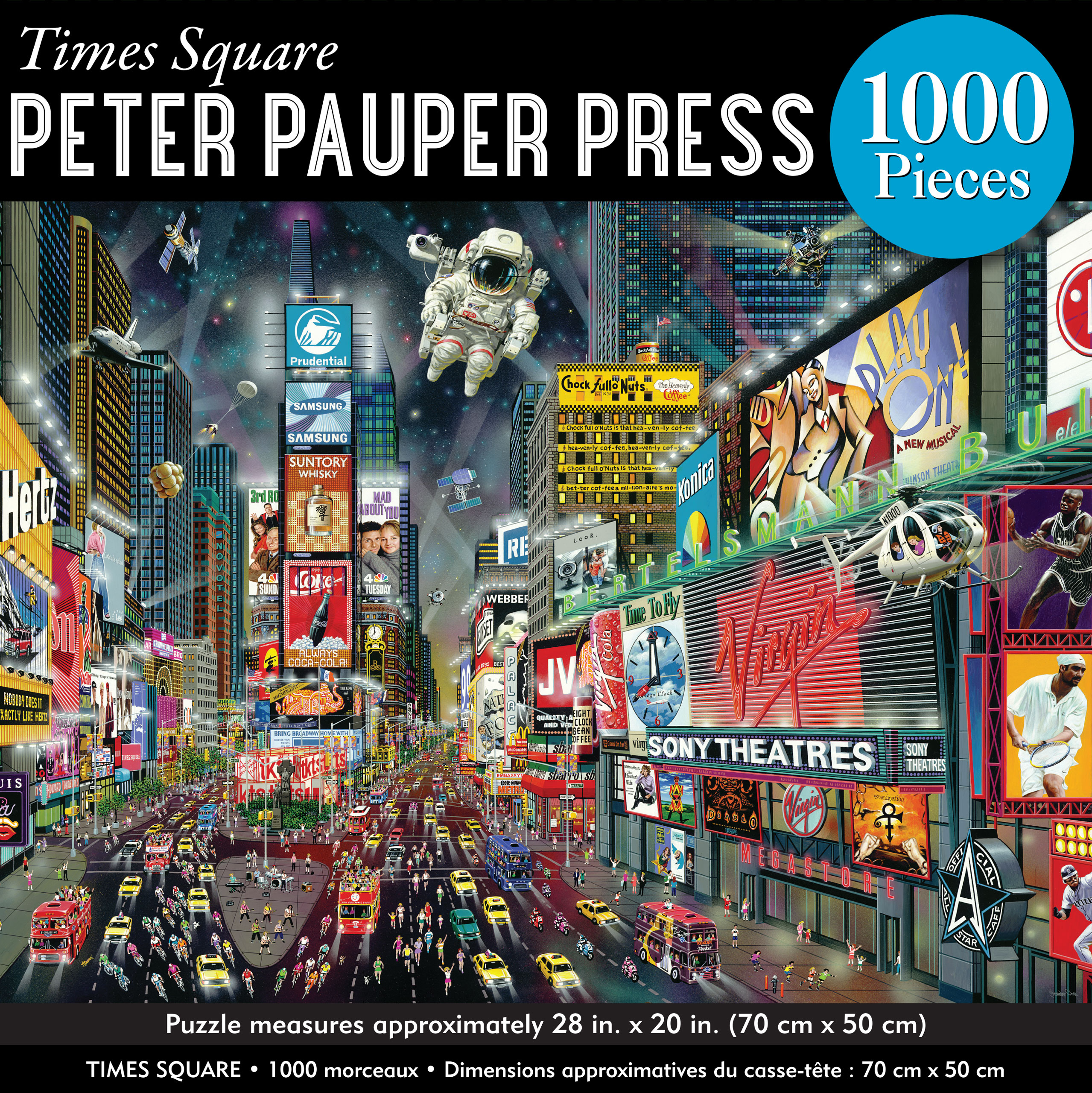 Times Square 1000 Piece Jigsaw Puzzle – Peter Pauper Press