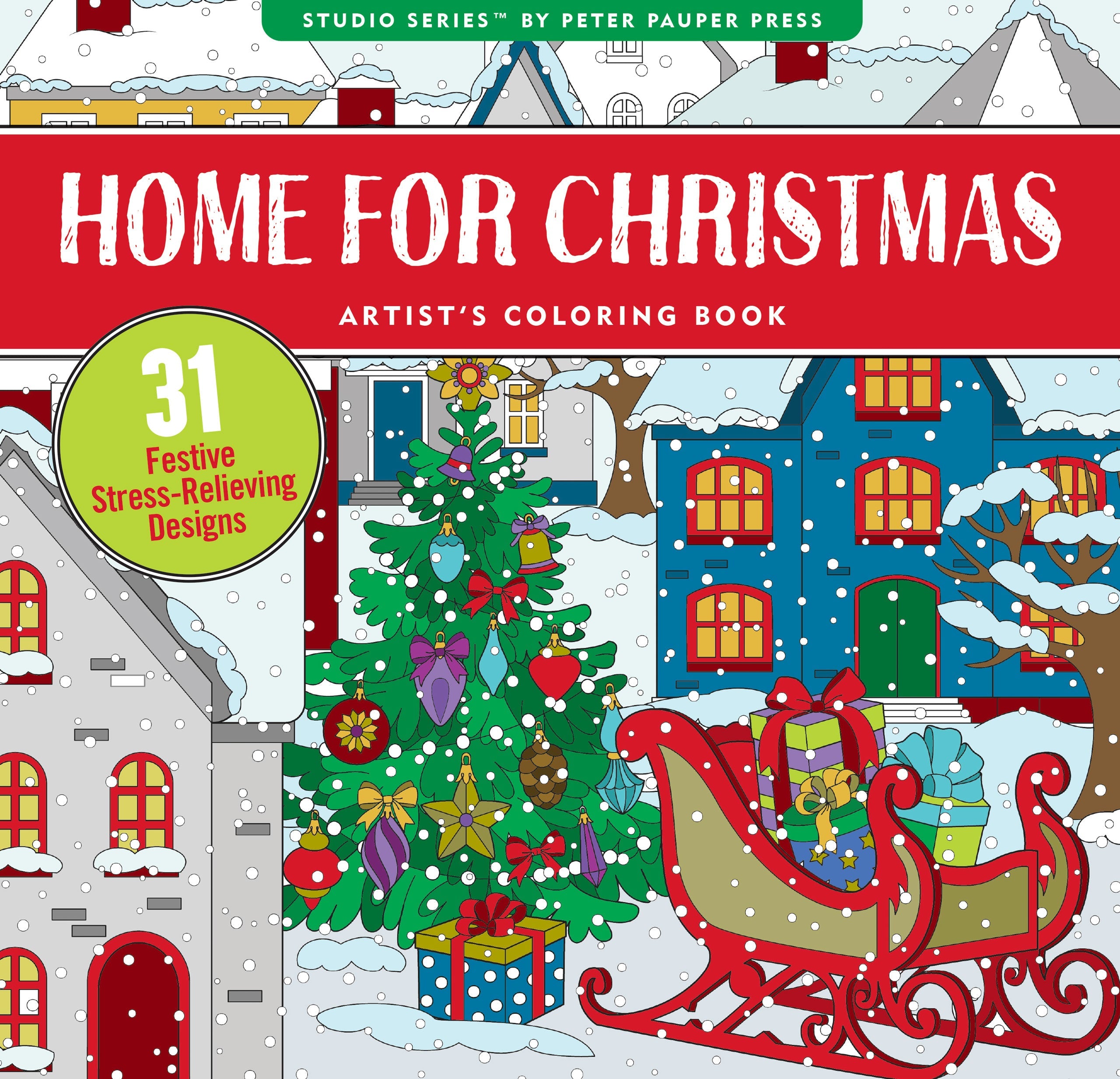 Home for Christmas Coloring Book – Peter Pauper Press