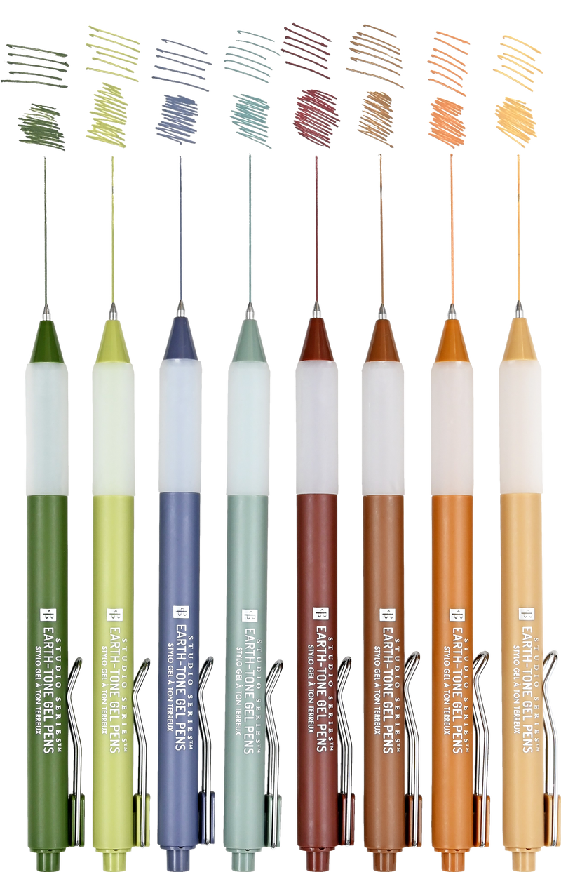 Earth-Tone Gel Pens