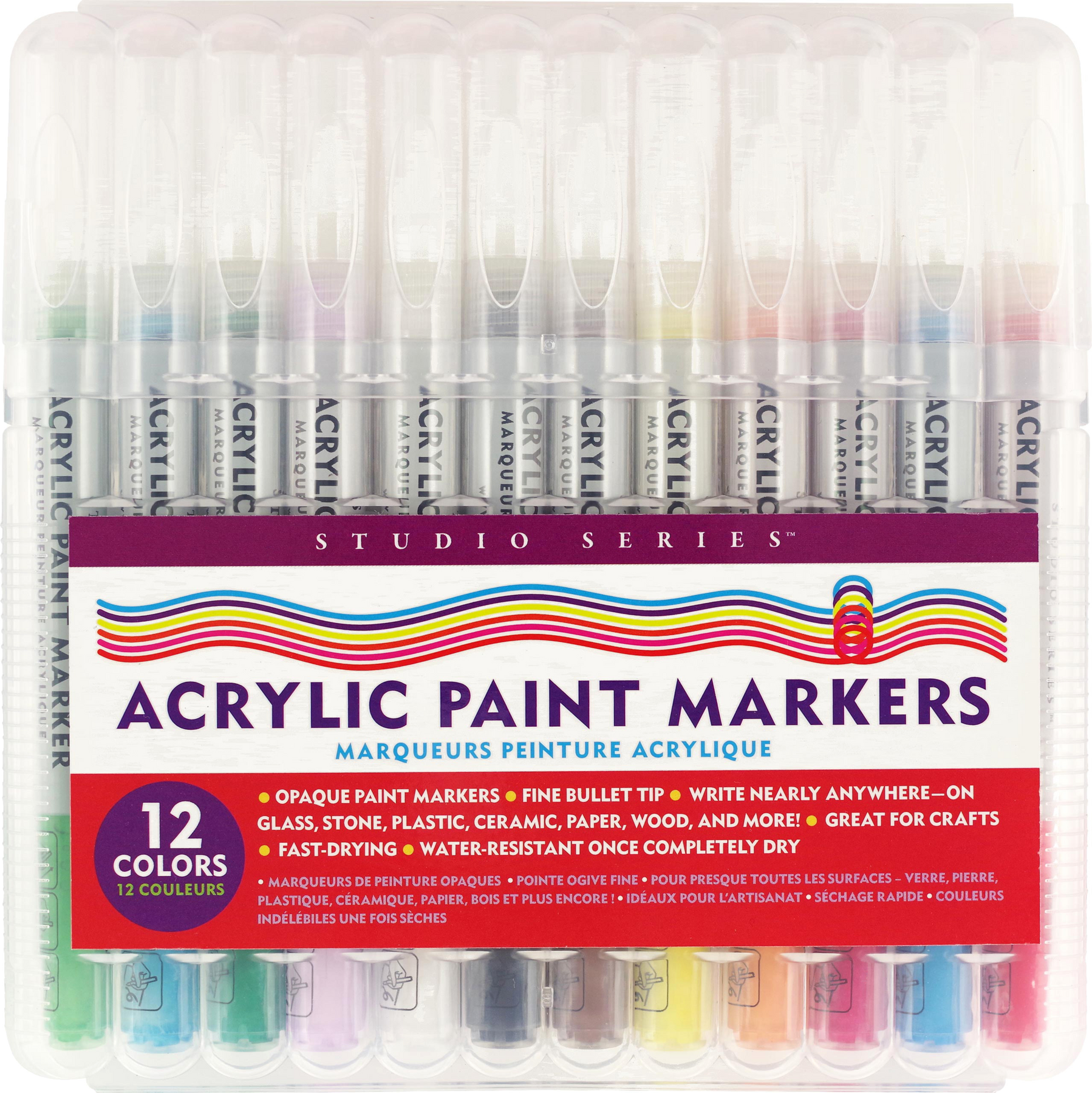 Acrylic Paint Markers, Basics Set (8pc) – Prism Studio