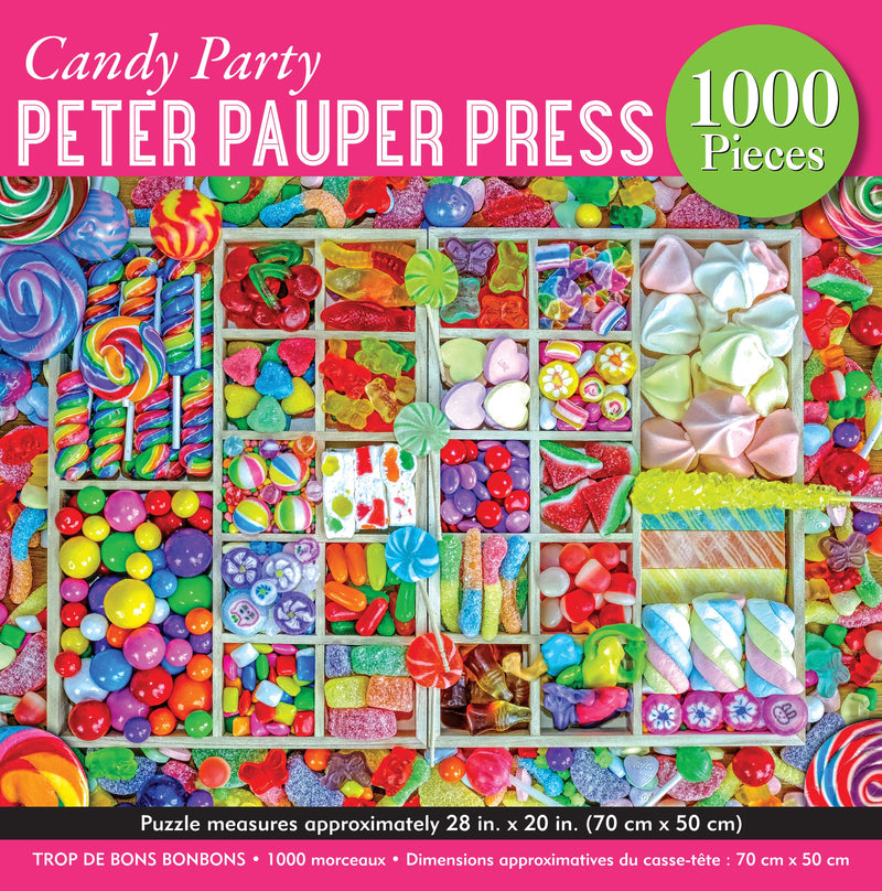 Candy Party 1000 Piece Jigsaw Puzzle – Peter Pauper Press
