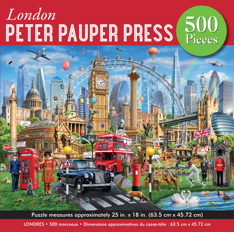 London 500 Piece Jigsaw Puzzle – Peter Pauper Press