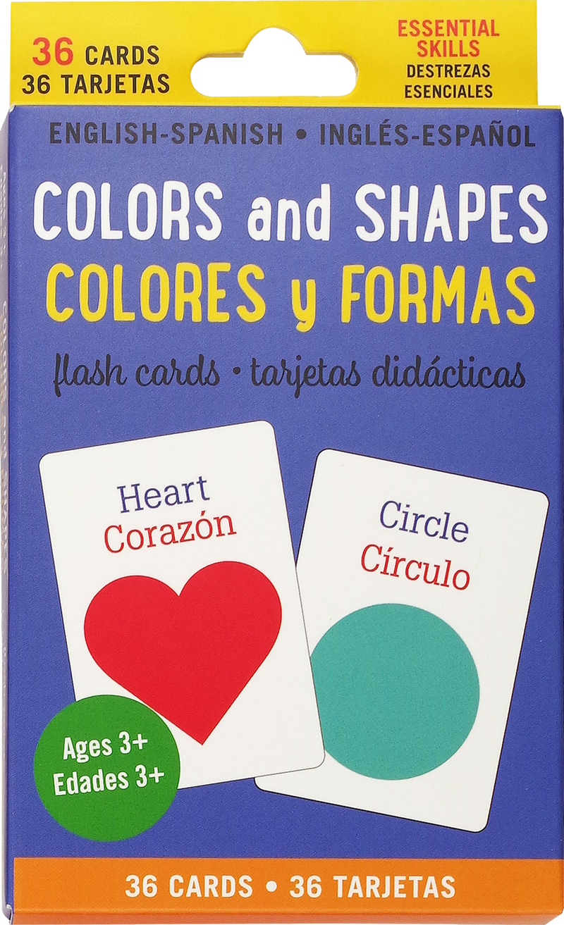 Bilingual English-Spanish Colors & Shapes Flash Cards – Peter Pauper Press